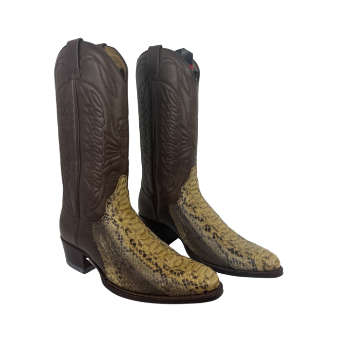 Sendra Boots 7137 Amarillo y Piel Marrón Chocolate