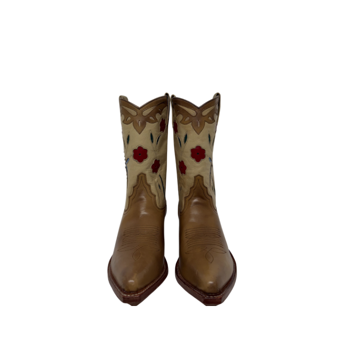 Sendra Boots 4652 Pájaros y Flores Marrón