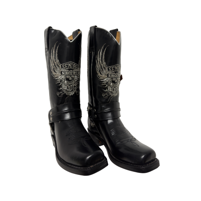 Sendra Boots 2775 Pull Oil Negro
