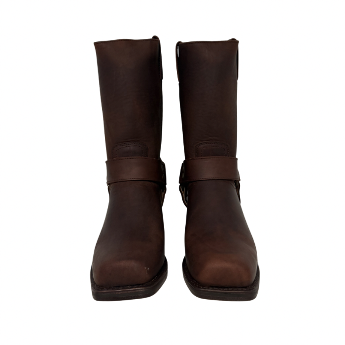 Black Oil Boots 1918 Pull Oil Brown