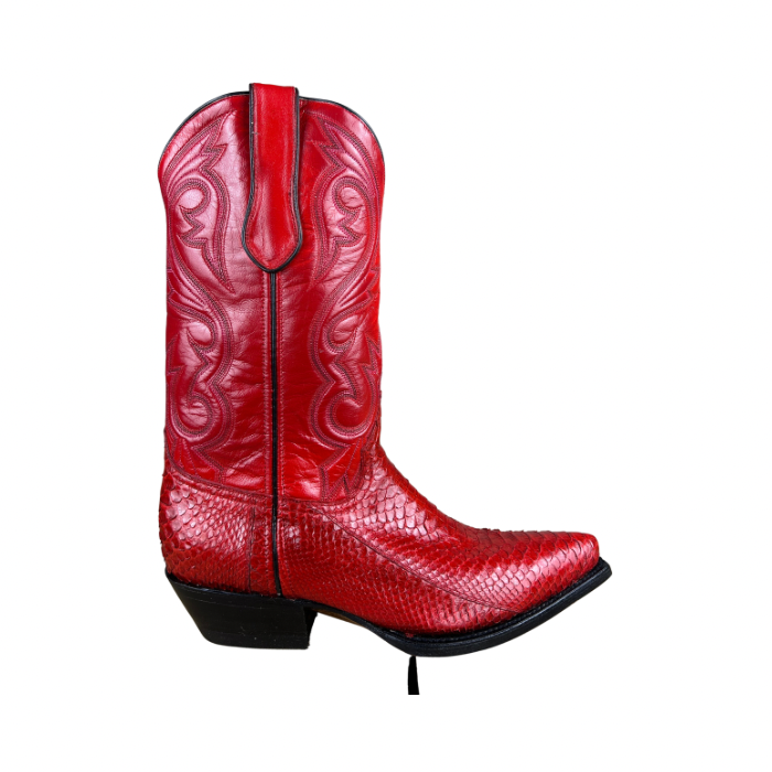 Sendra Boots Python Red Sample
