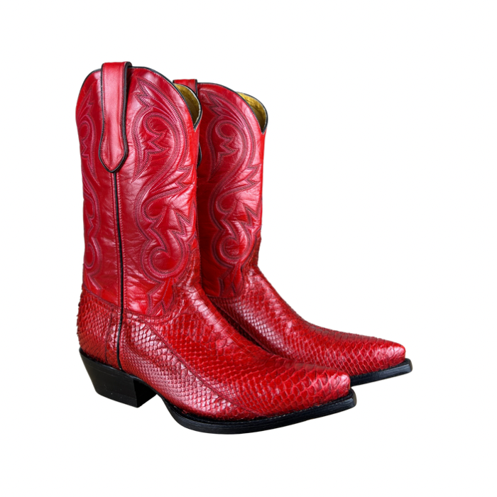 Sendra Boots Python Red Sample